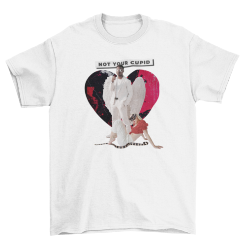 Anti valentines day not a cupid couple tee shirt
