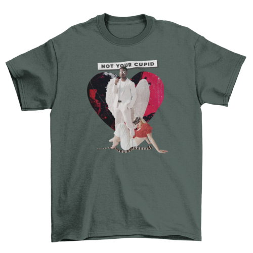 Anti valentines day not a cupid couple tee shirt