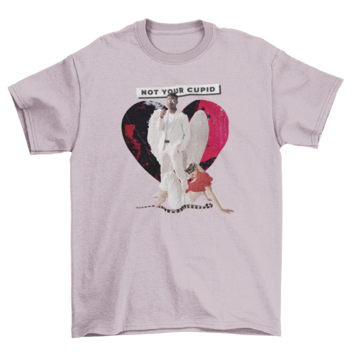 Anti valentines day not a cupid couple tee shirt