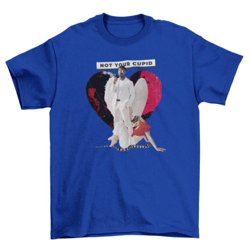 Anti valentines day not a cupid couple tee shirt