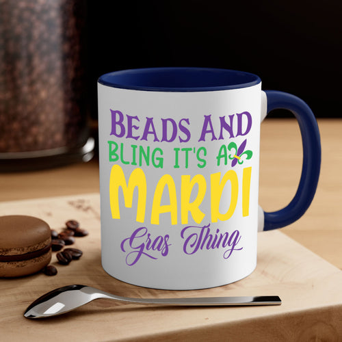 beads and bling its a mardi gras thing 86#- mardi gras-Mug / Coffee